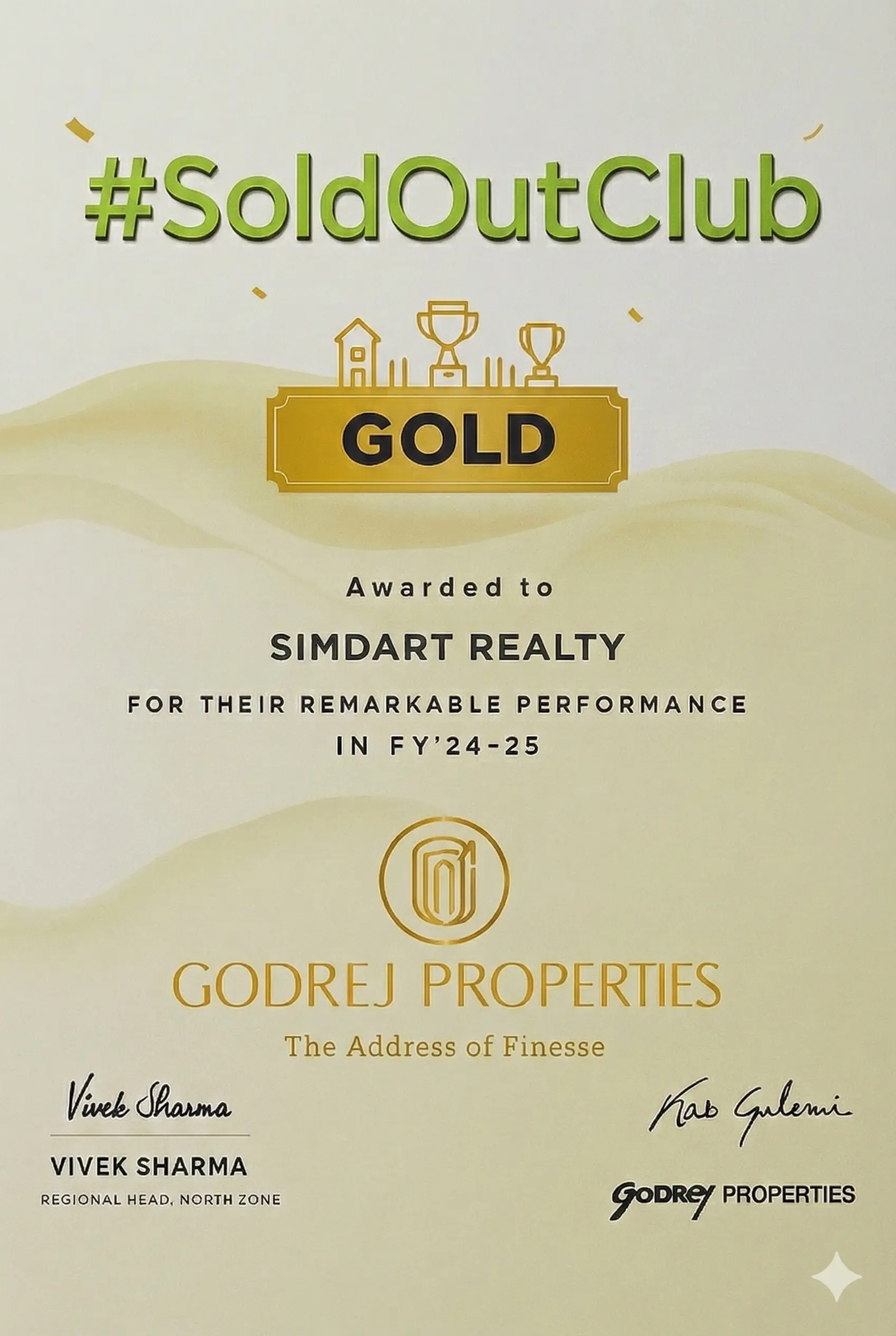 Leadership in Real Estate Recognition